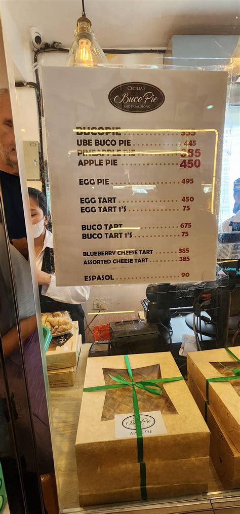 cecilia's tagaytay menu|Cecilia's Buco Pie And Pasalubong Tagaytay .